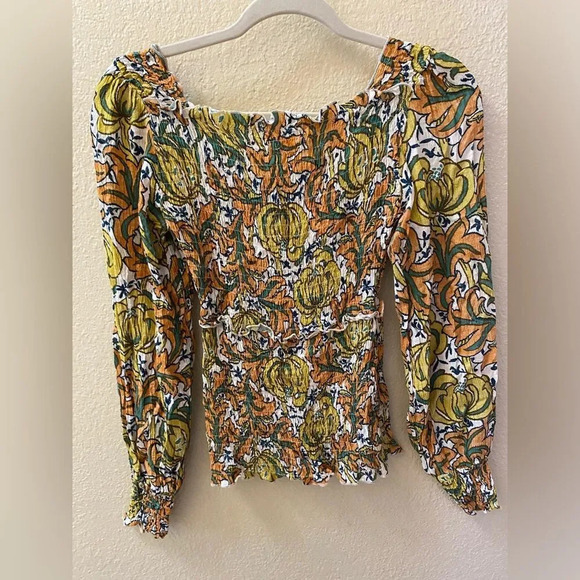 Anthropologie Rayna Smocked Top - Picture 5 of 6